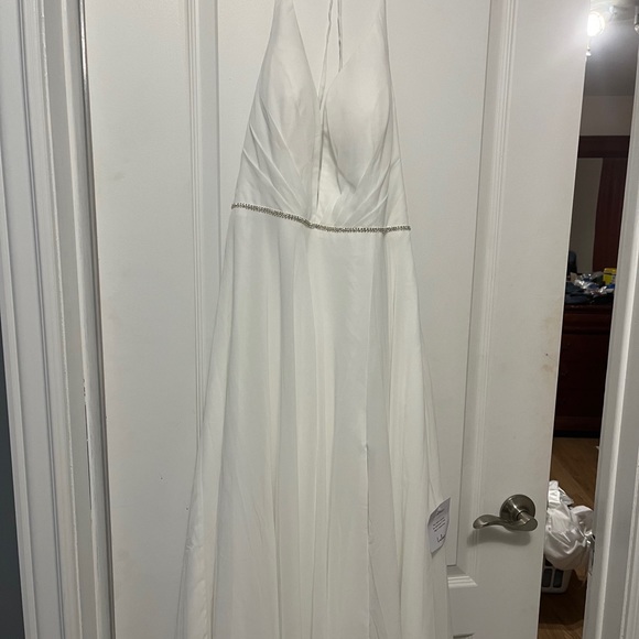 NWT LULUS Wedding dress size 10 - Picture 3 of 6